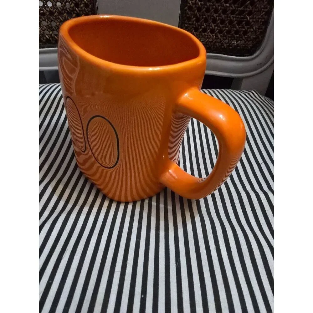 NWT Rae Dunn Halloween Orange Boo Coffee Mug